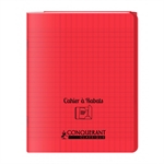 CAHIER 17X22 48P SEYES 90G PPL ROUGE